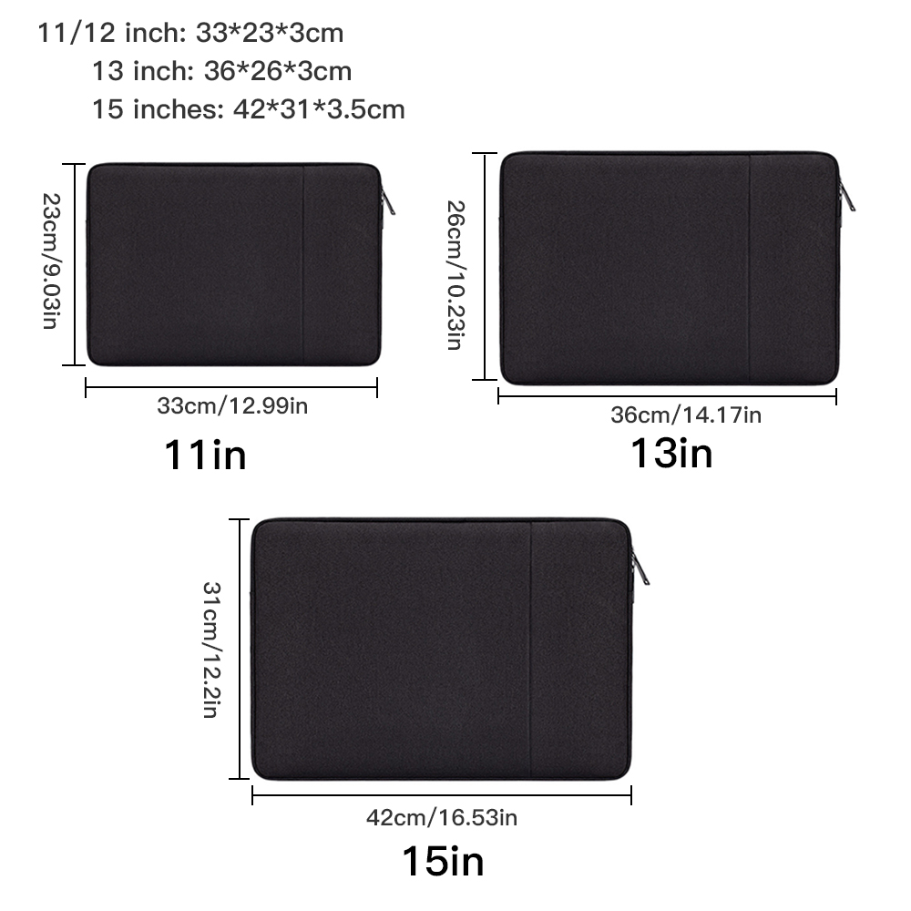 11 3 13 3 15 4 Inch Laptop Softsleeve Bag For Macbook Air Pro Case Cover Multifunctional Portable Shockproof Laptop Bag Shopee Philippines