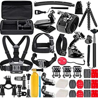 50-In-1 Accessory Kit for GoPro Hero 10 9 8 7 6 5 4 3 SJ Sports DV