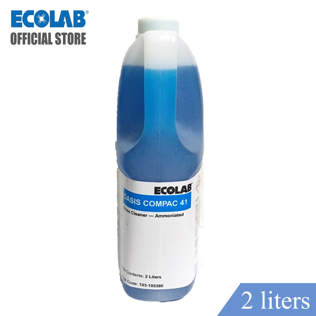 Oasis Compac 41 (Glass Cleaner Ammoniated) 2 liters / bottle Shopee