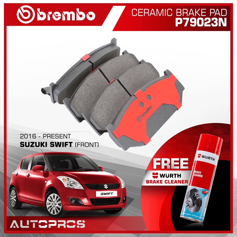 Brembo P79023N Front Brake Pads Ceramic for Suzuki Swift 2016Present Shopee Philippines