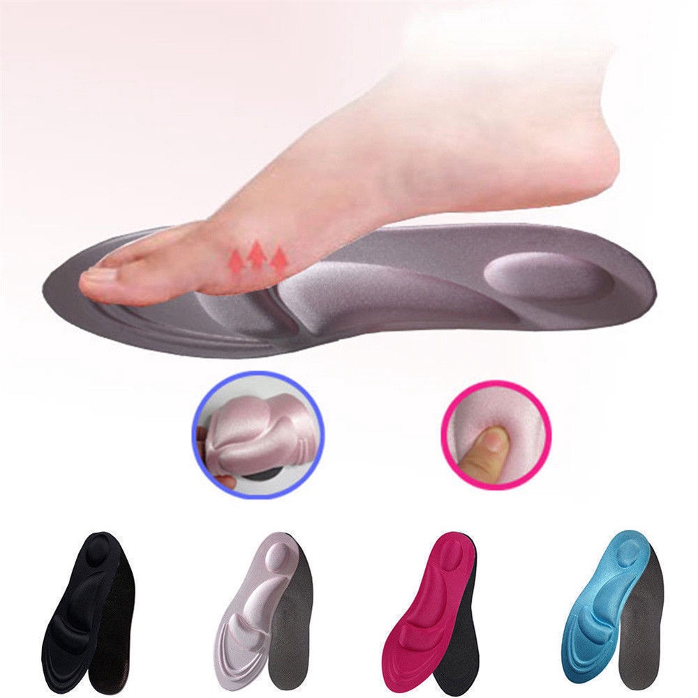 Sponge Pain Relief Insoles Arch Support Cut Shoe Pad Soft Foot Care Walking 