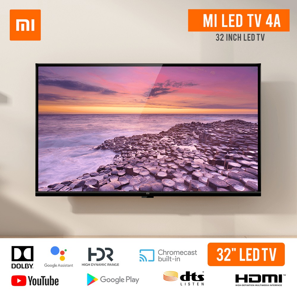 XIAOMI Mi LED TV 4A V52R 32 inch HD Smart TV Android OS 64-bit Cortex