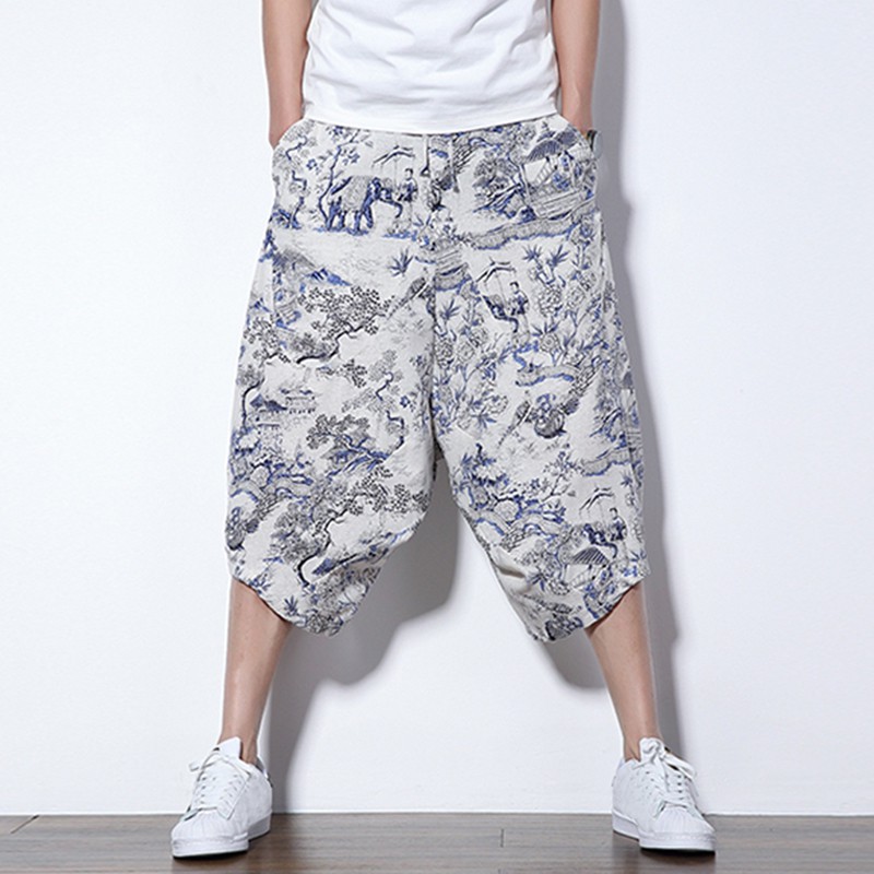 mens casual baggy pants