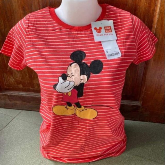 Uniqlo Mickey Mouse Shirt Authentic limited edition | Shopee Philippines