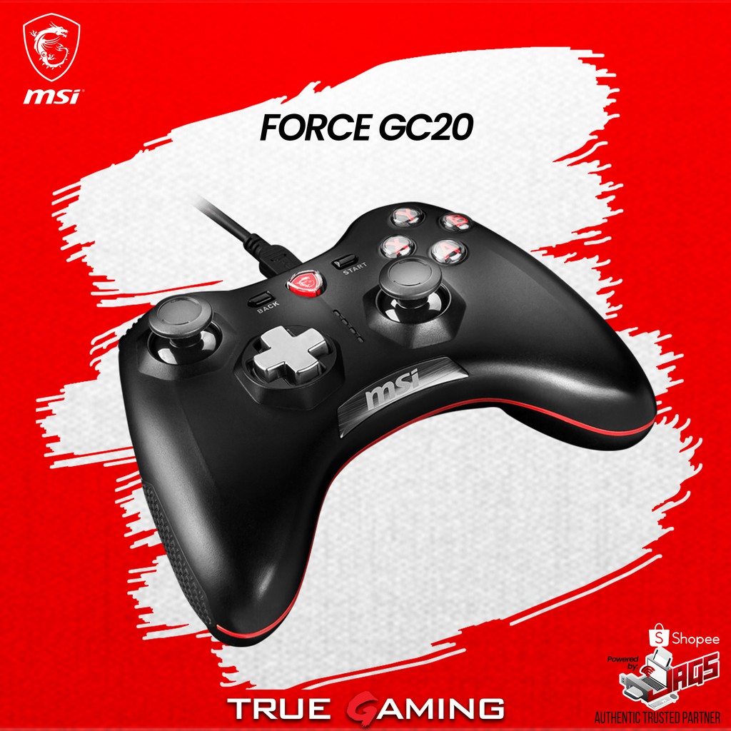 Msi Force Gc20 Stk Gaming Controller Shopee Philippines