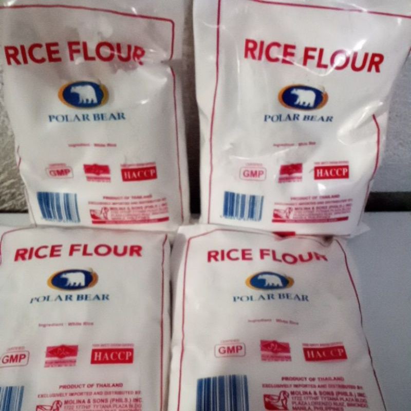 RICE FLOUR POWDER NET WET 500GRMS PER PACK (POLAR BEAR) Shopee
