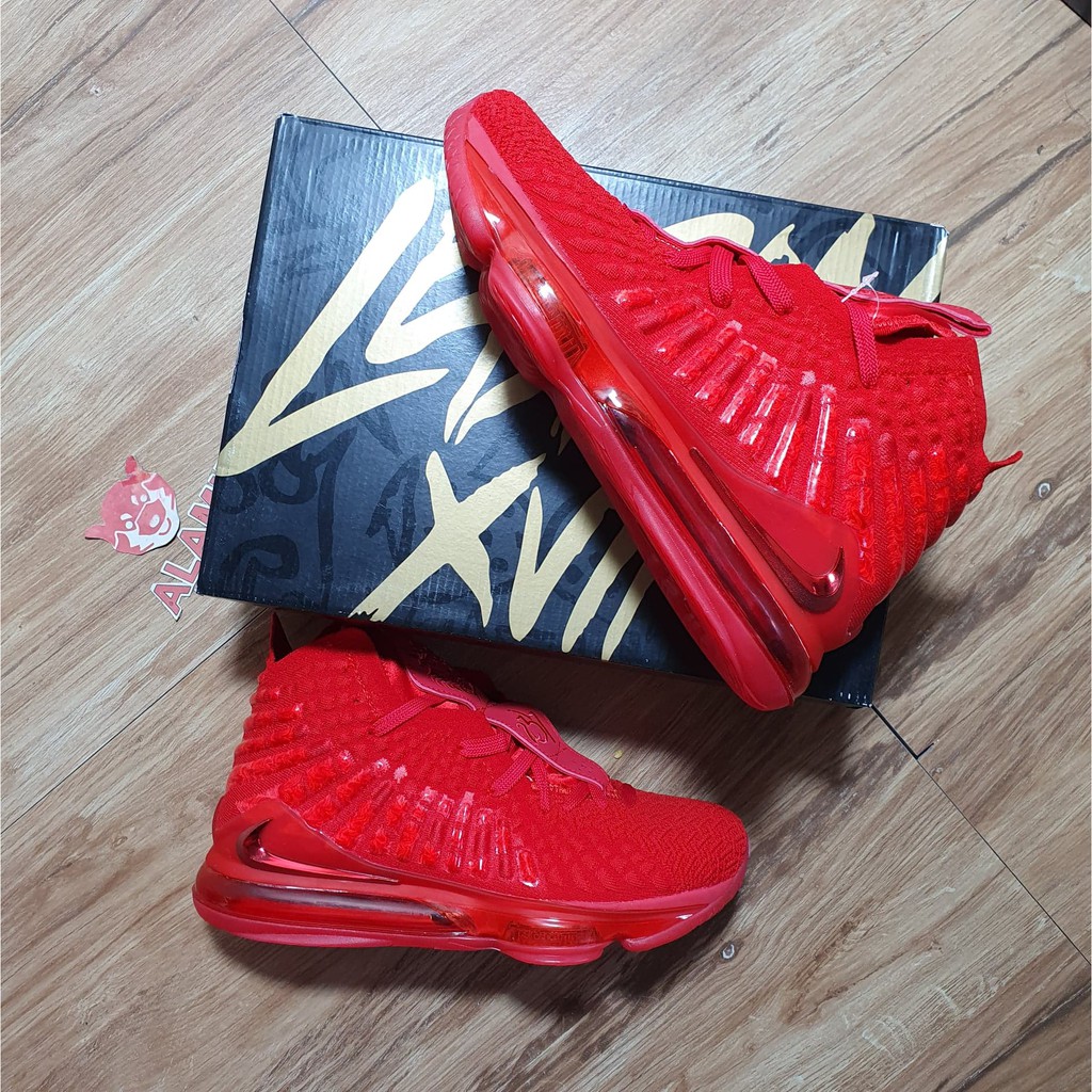 lebron 17 red mens