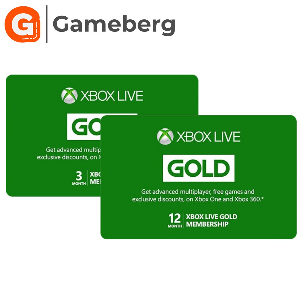xbox gold card 1 month
