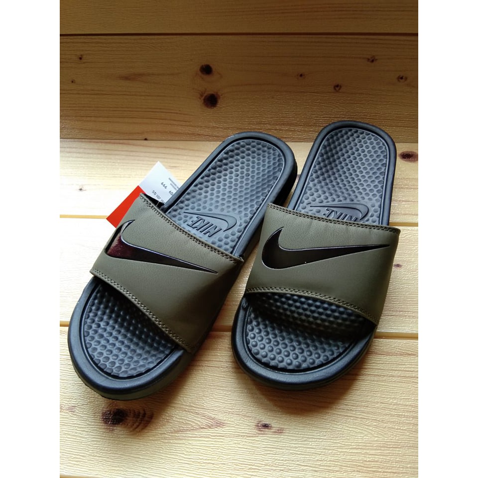 nike benassi green