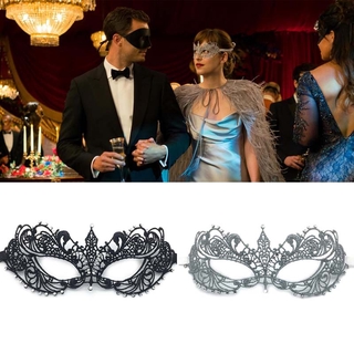 Women Eye Masks FIFTY SHADES DARKER Lace Rhinestone Mask Halloween Prom Party Cosplay Eye Masks for Girls