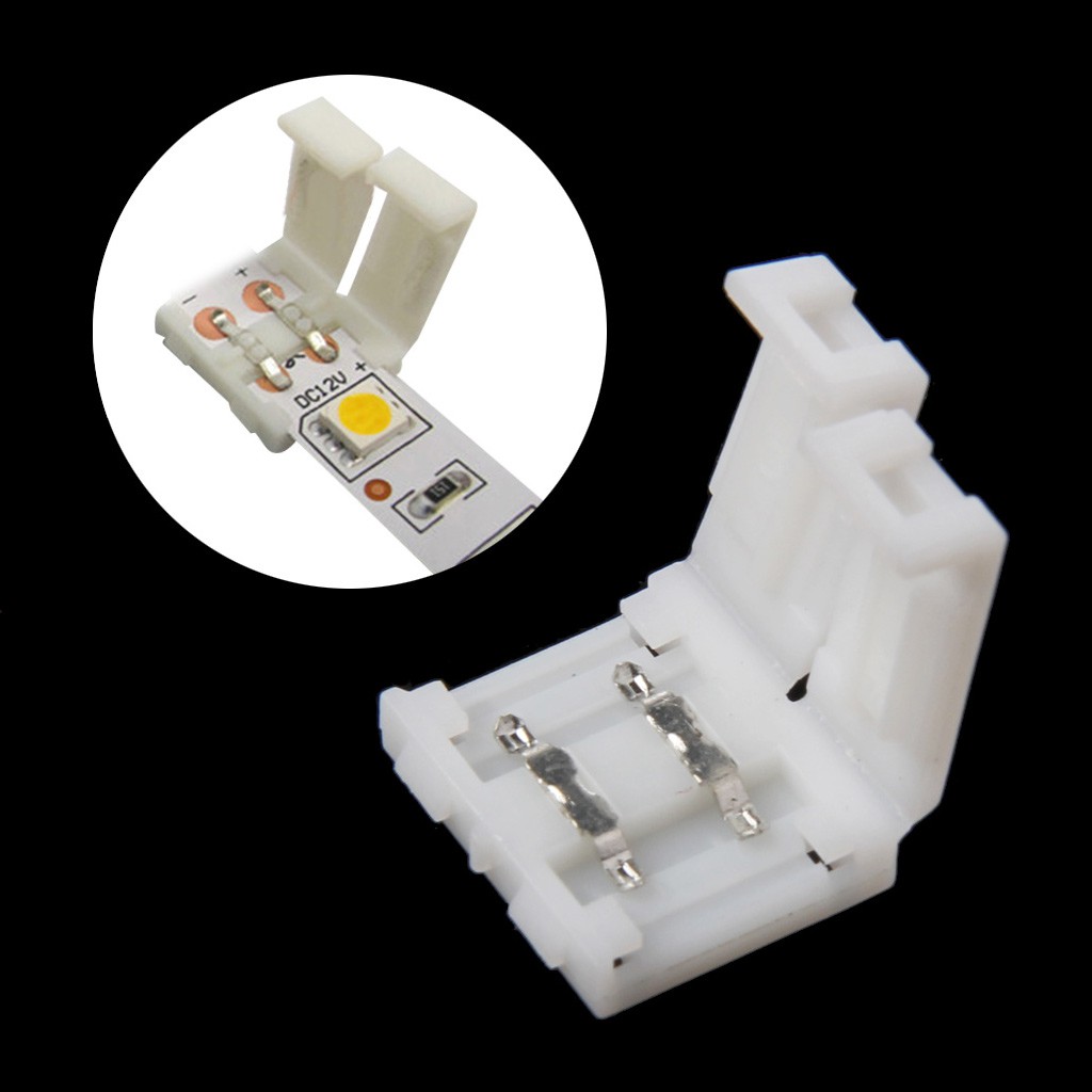 Clipon Connector 2 Pin 10mm For5050 LED Strip Light Shopee Philippines