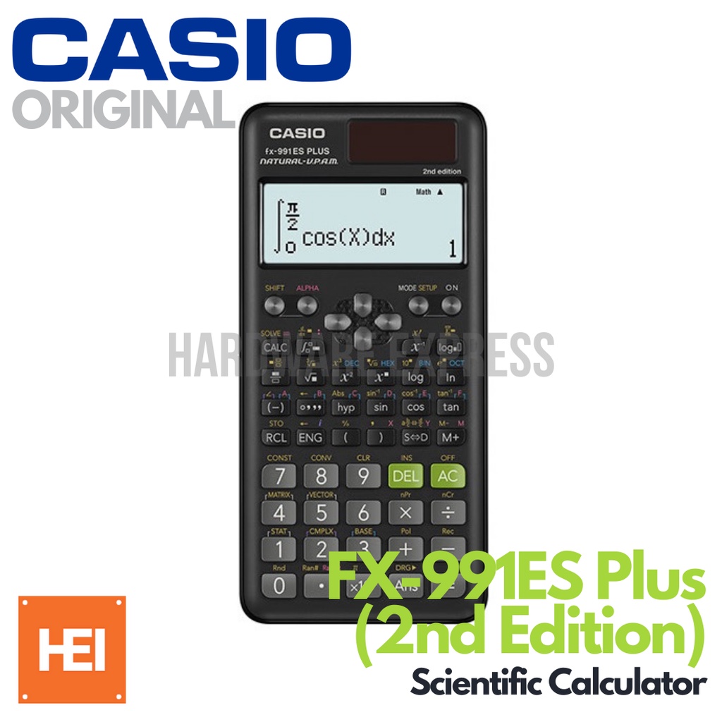 CASIO FX-991ES Plus Scientific Calculator (2nd Edition) | Shopee ...