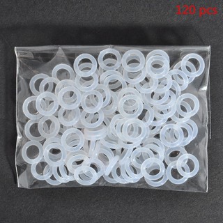 120 x Transparent Mechanical Keyboard Keycap Rubber O-Ring Dampeners Cherry MX