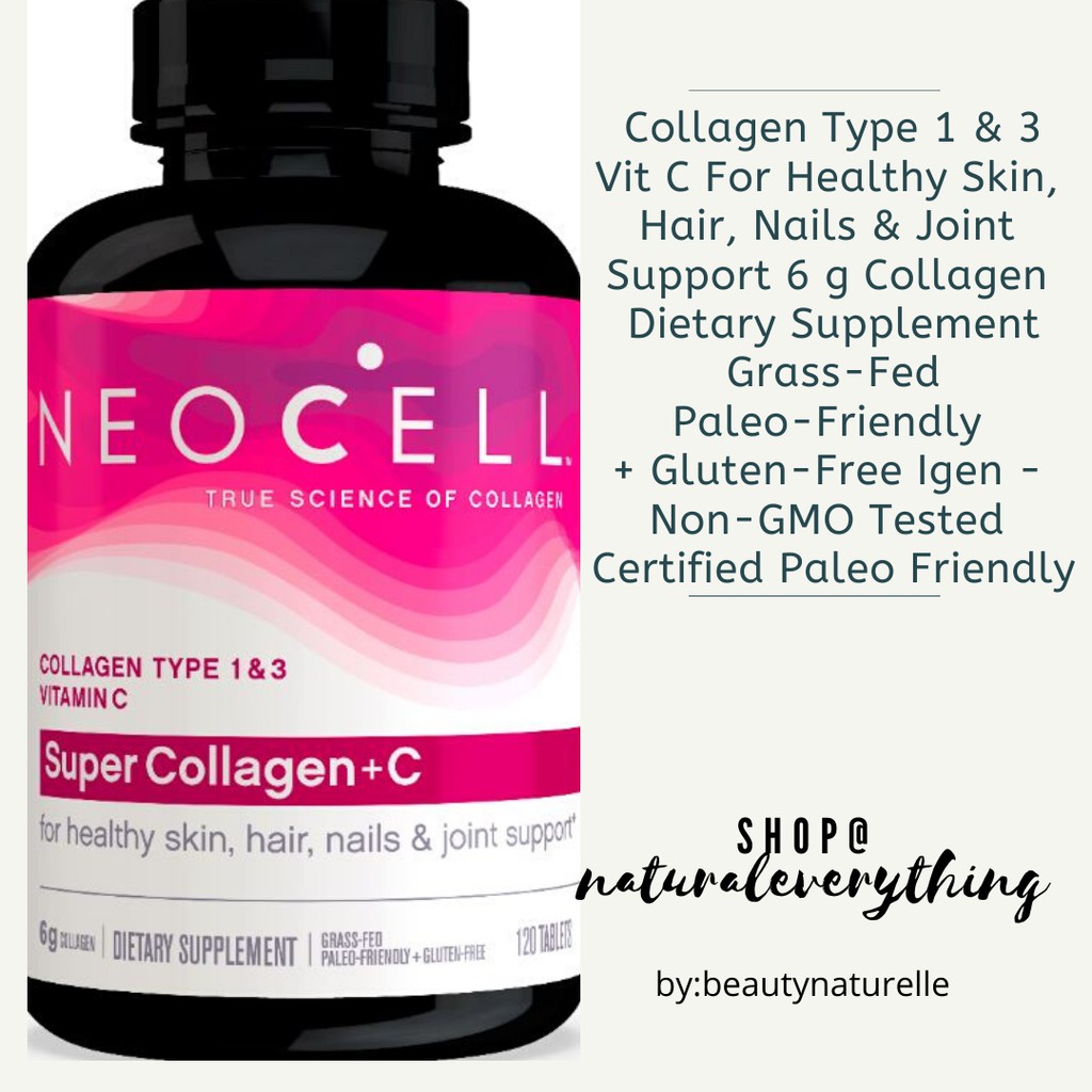 Neocell, Super Collagen + C, 120 Tablets Shopee Philippines
