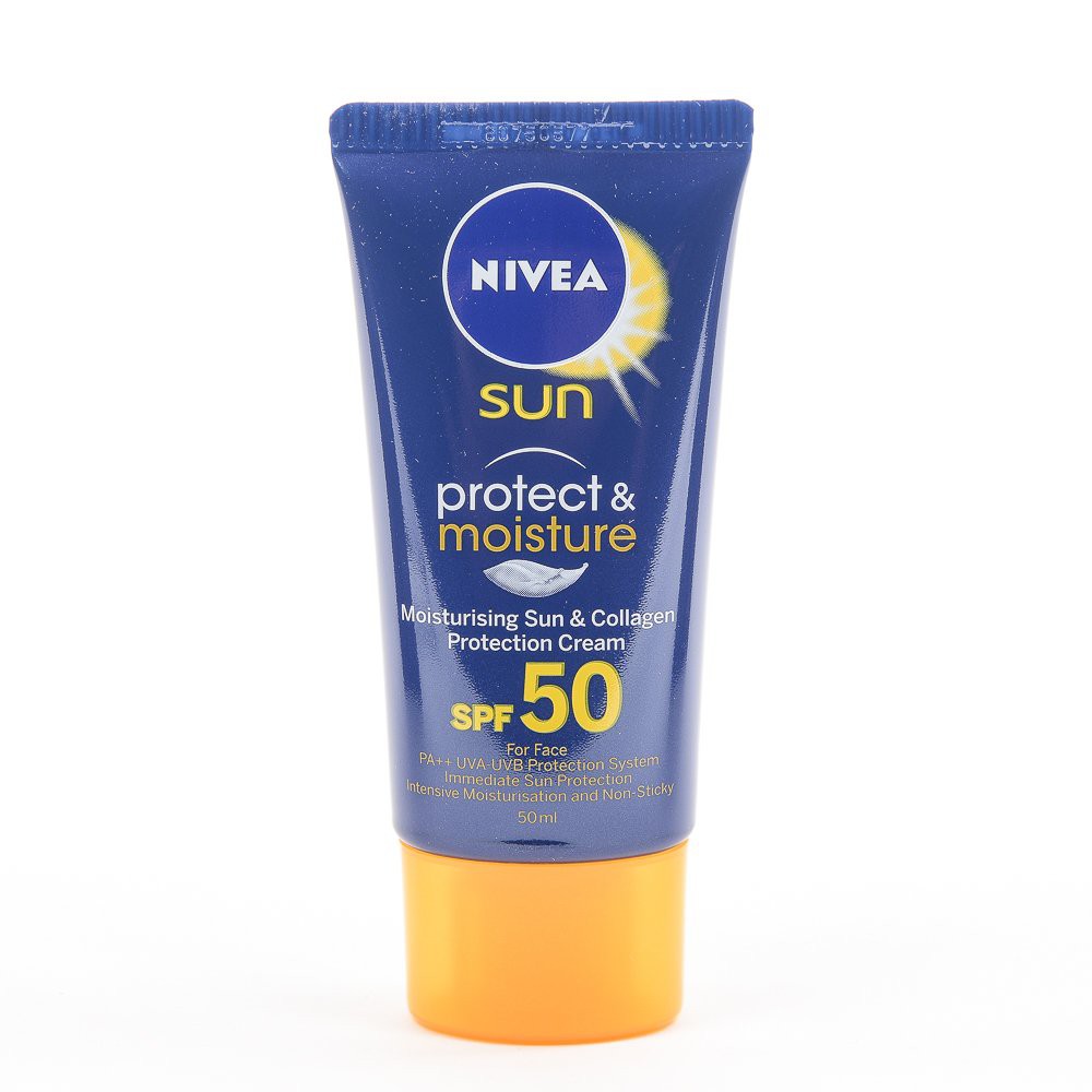 NIVEA Sun Protect And Moisture Facial Cream Spf 50 50ml | Shopee ...