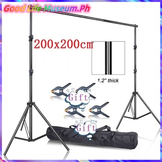 2 x 2m /200cm x 200cm /6ft. x 6ft Heavy Duty Background Stand Backdrop Support System Kit With Carry