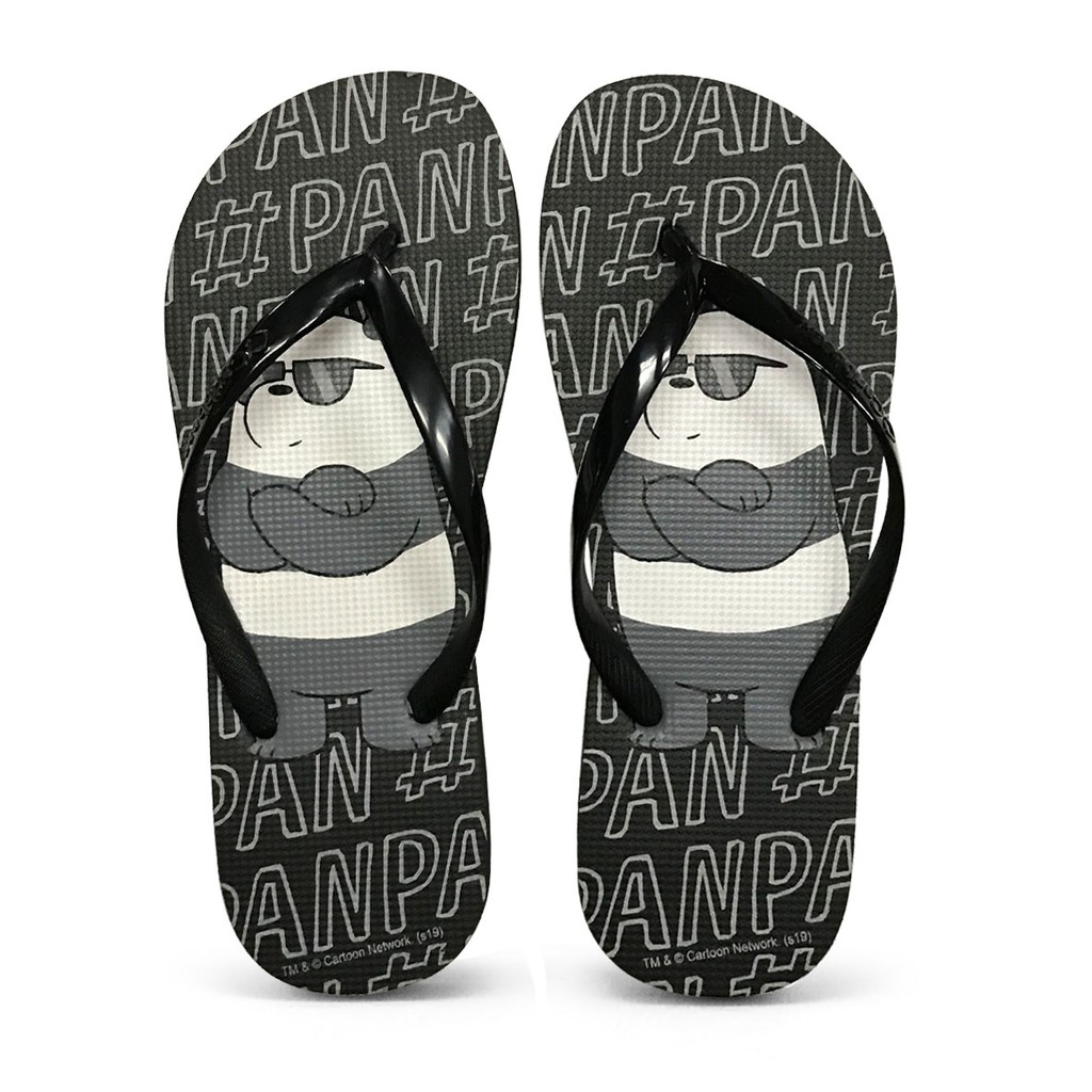 panda flip flops