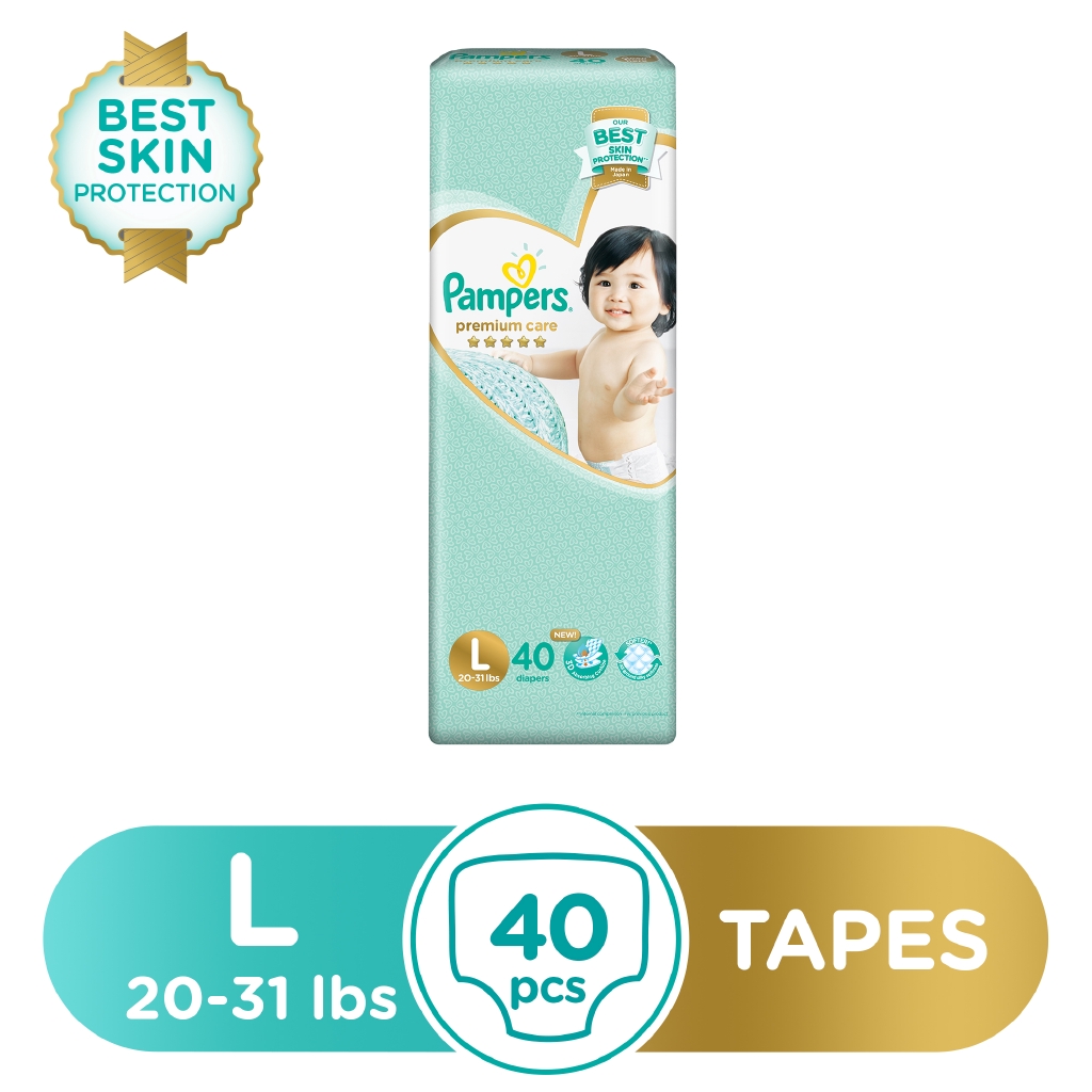 pampers premium large size