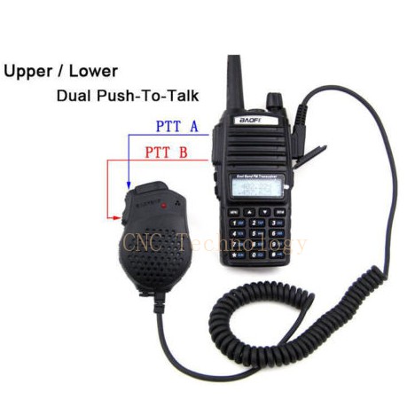 walkie talkie with speaker mic