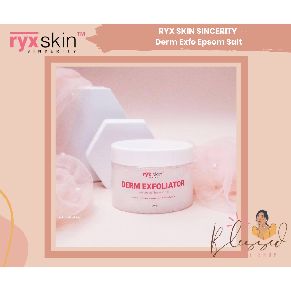 [ON HAND] RYX SKIN SINCERITY Derm Exfoliator Epsom Salt Body Scrub