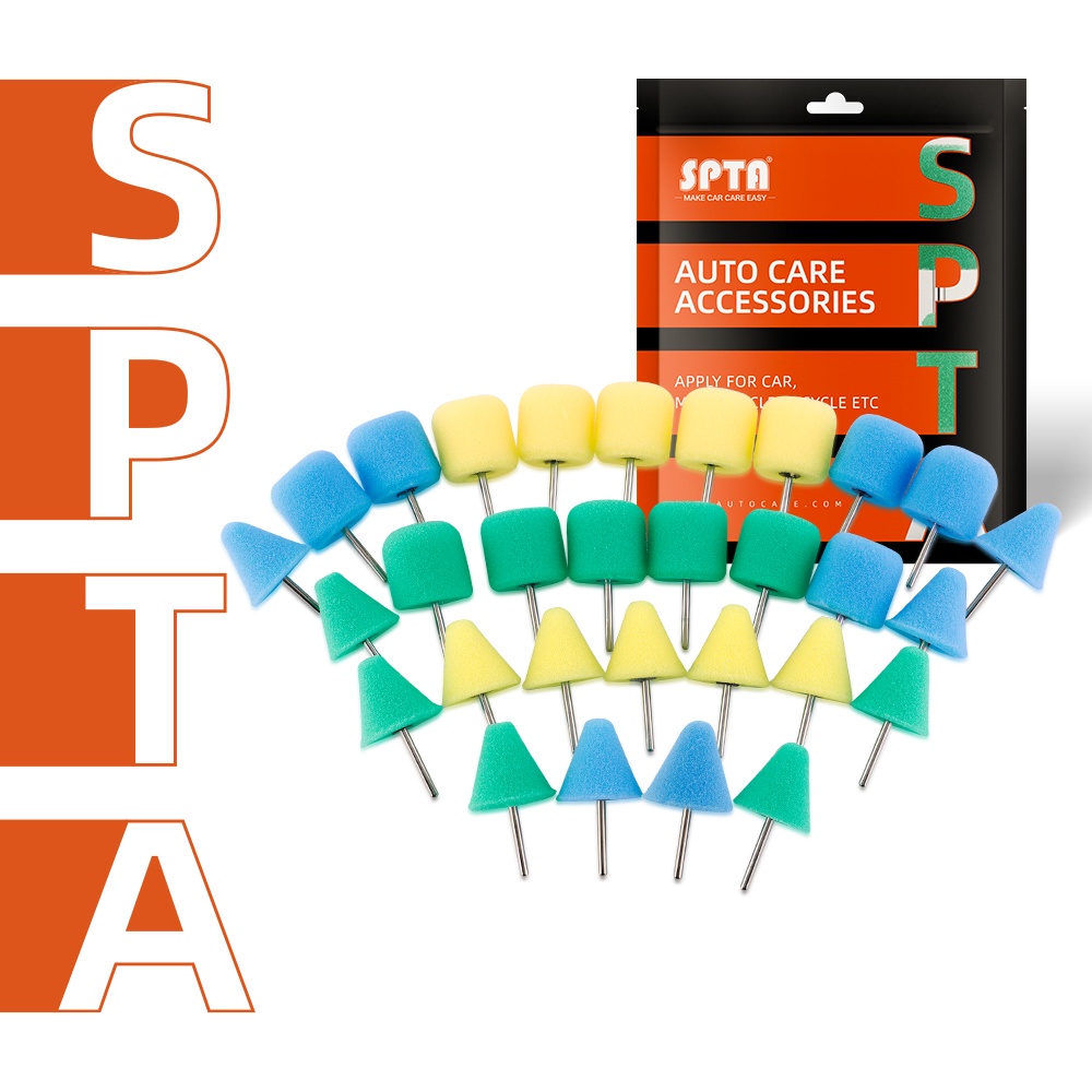 SPTA Auto Detailing Polishing Buffing Pads Mini Buffing Polishing Pads