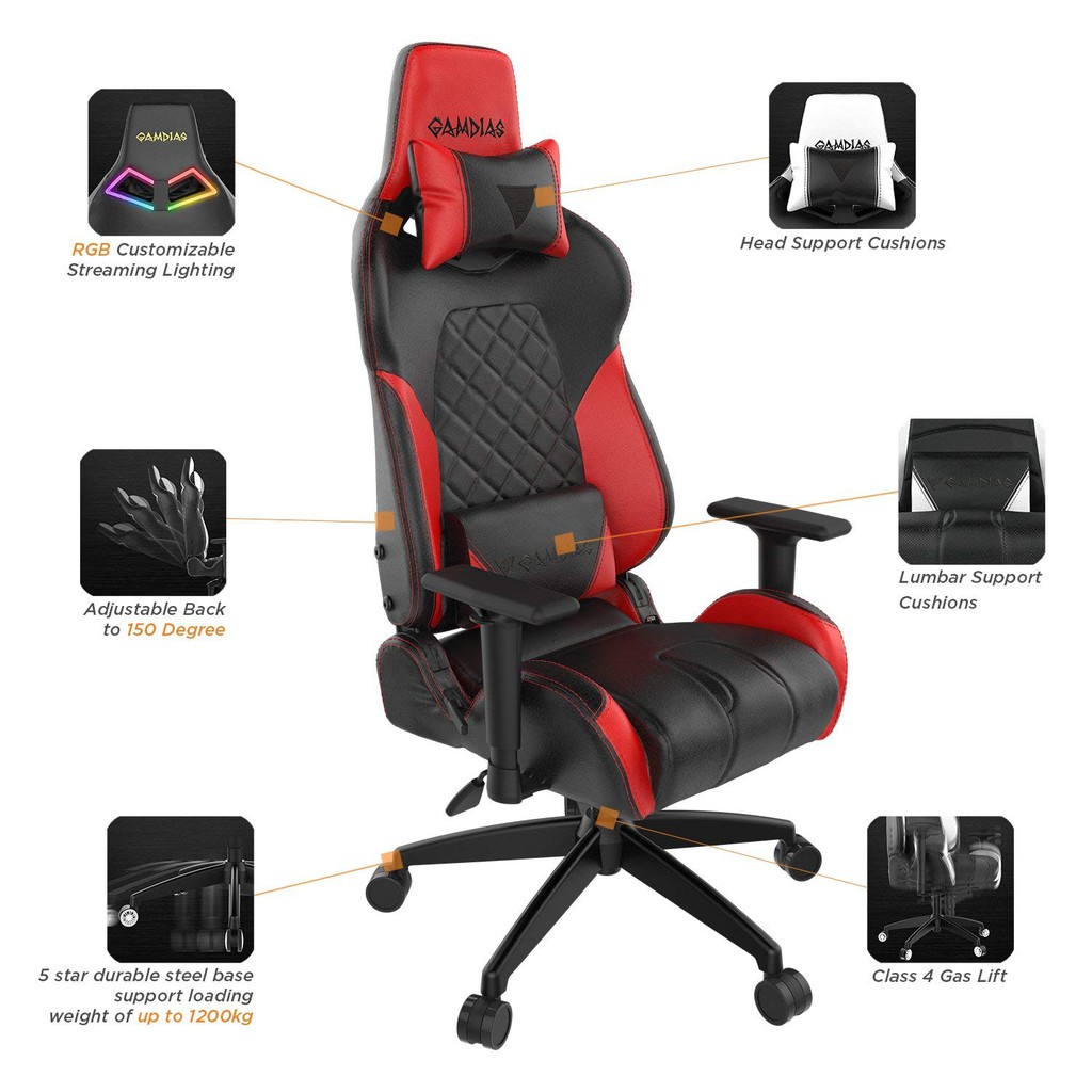 gamdias achilles e1l rgb gaming chair