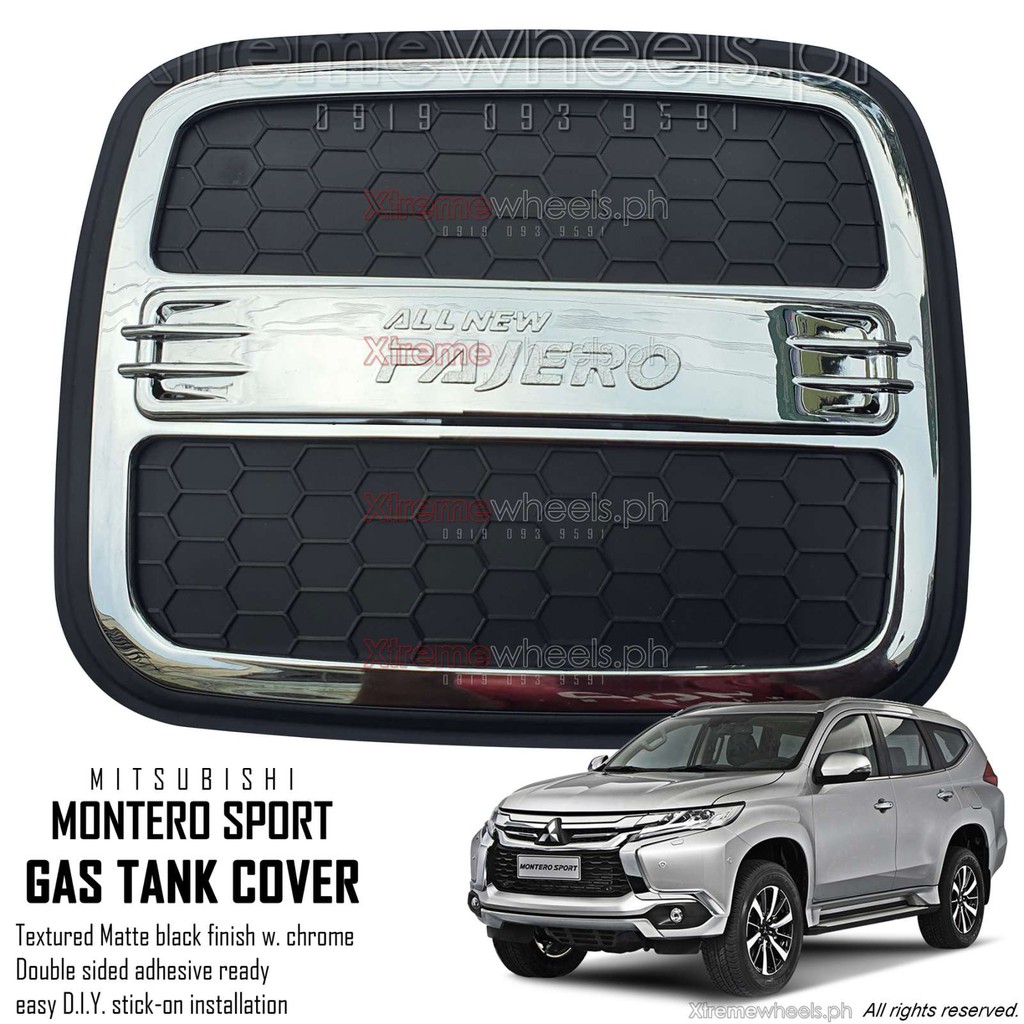 Montero 20162023 Gas Tank Cover with Pajero Logo Thailand Made