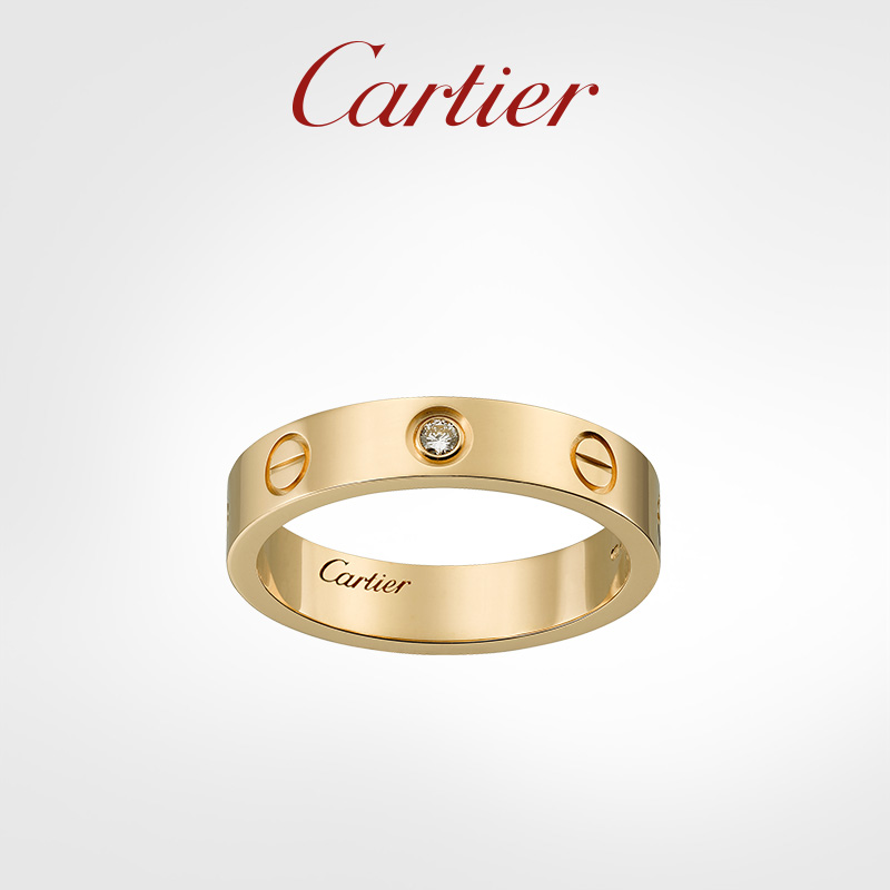 Cartier Love Ring Rose Gold Yellow Gold White Gold Diamond Narrow Wedding Pair Ring Single Shopee Philippines
