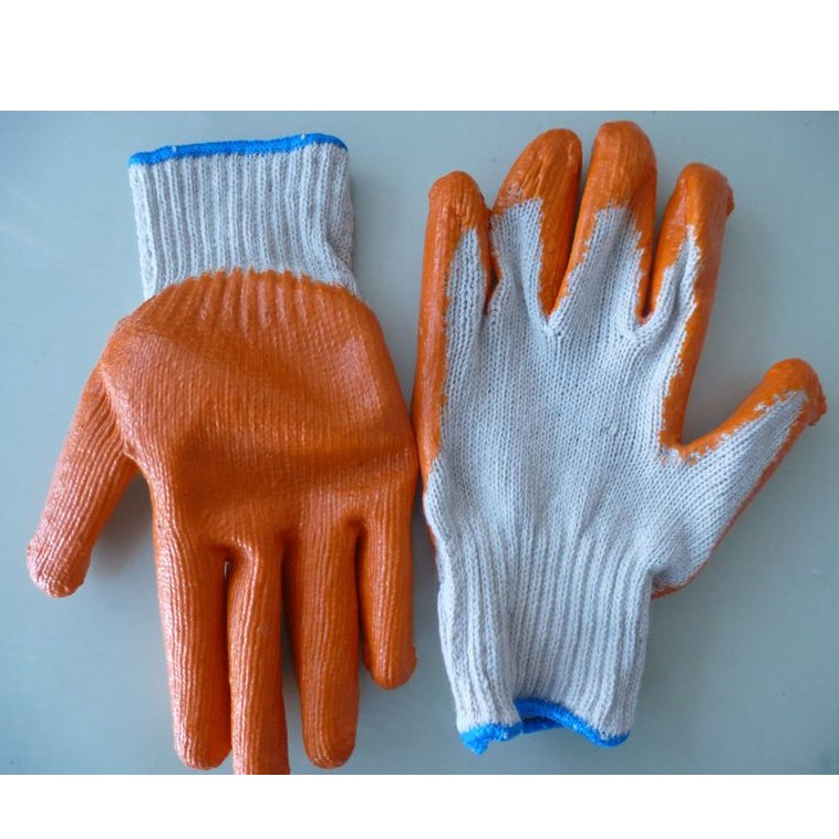 rubber cotton gloves