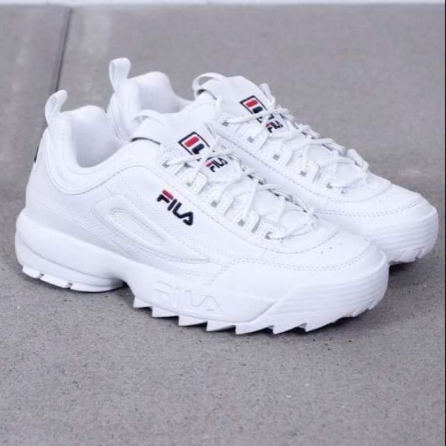 fila all white disruptor
