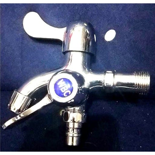 COD [181] Heavy Duty Stainless Double Faucet 2Way Gripo Washing