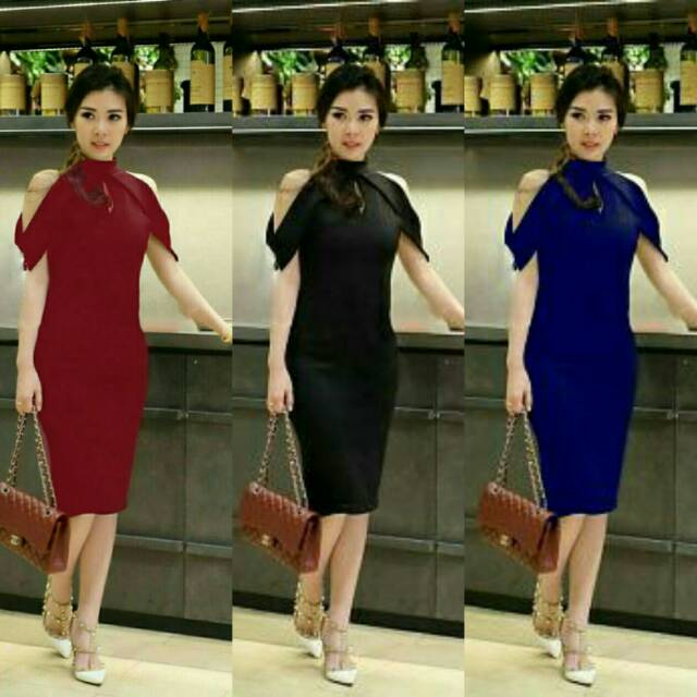 13.Dres FASHION 55.000 Material Brocade, fit to L, LD 92, p 85, blkg Brocade