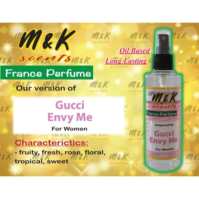 Gucci Envy Me For Women Inspired Perfume Collection 85 Ml Oil Based &amp; Long  Lasting | Shopee Philippines