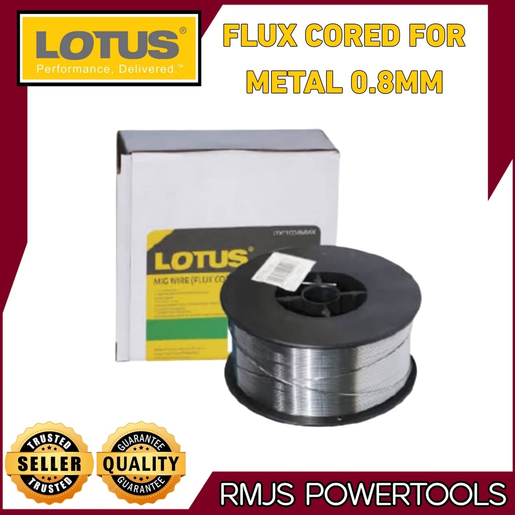 LOTUS 0.8MM / GREENFIELD 0.9MM Wire Flux Cored for Metal MIG Welding
