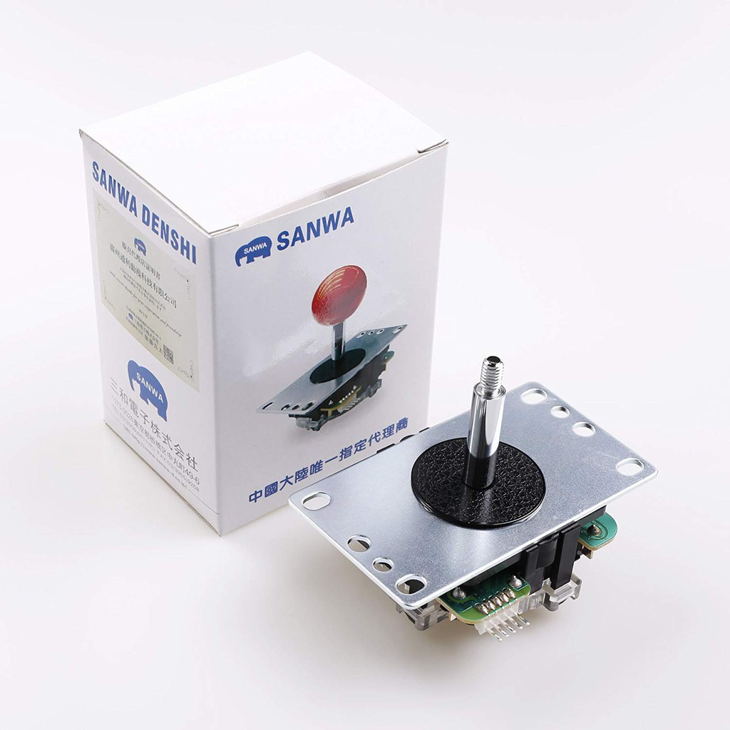 Original Sanwa JLF Arcade Lever with retail box and wire harness ...