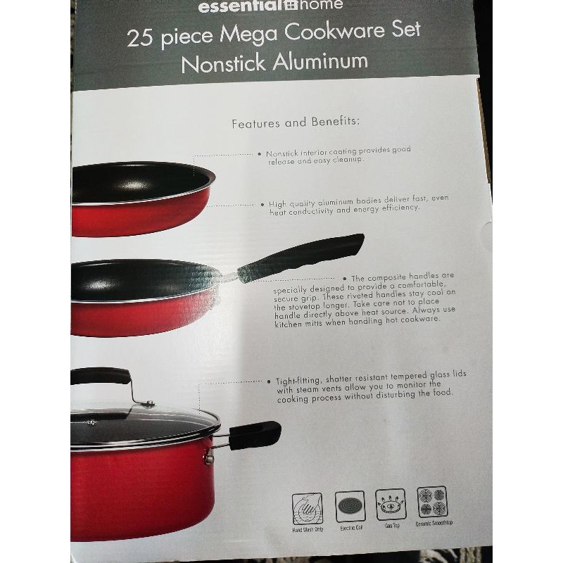 Mega CookWare Set (essential homes) Shopee Philippines