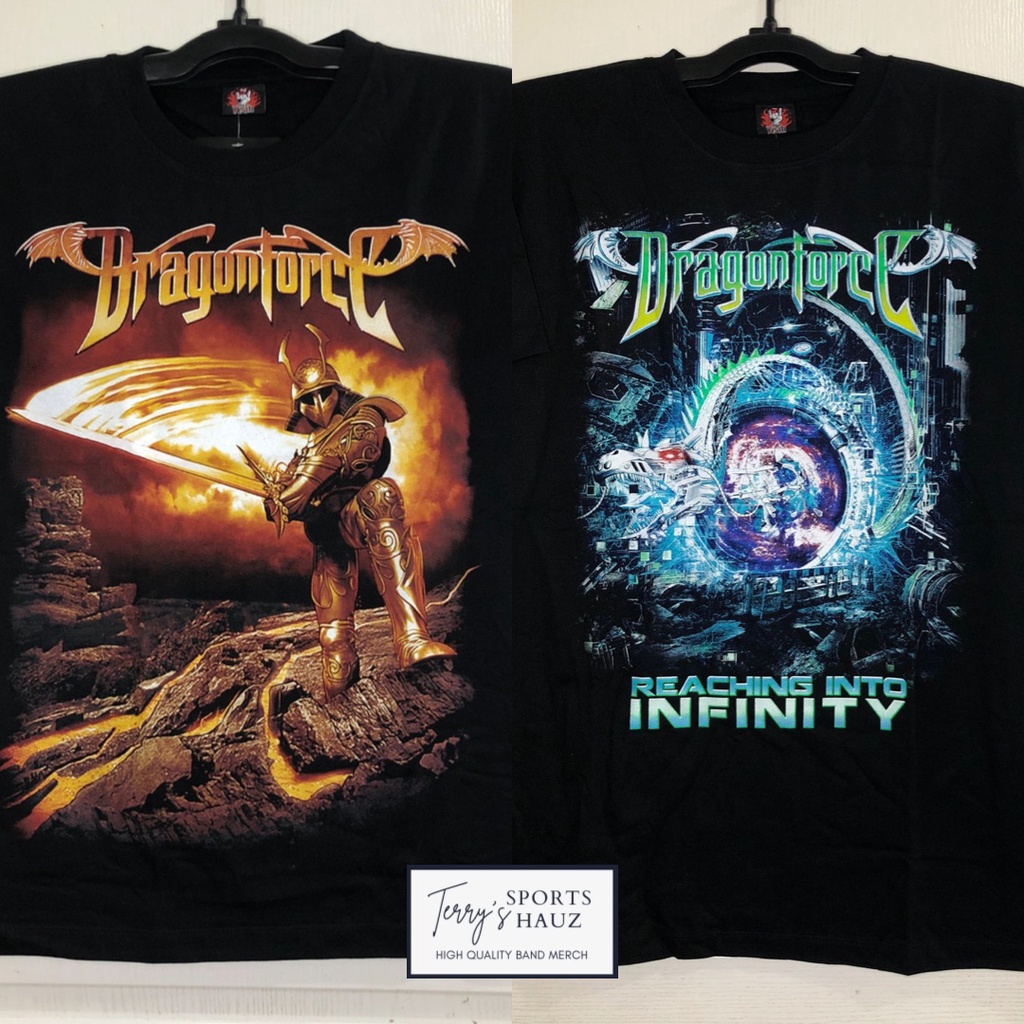 DRAGONFORCE ROCK YEAH BAND SHIRTS ASSORTED DESIGNS | Shopee Philippines