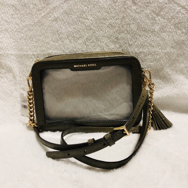 Michael Kors MK Ginny Clear Crossbody Bag | Shopee Philippines