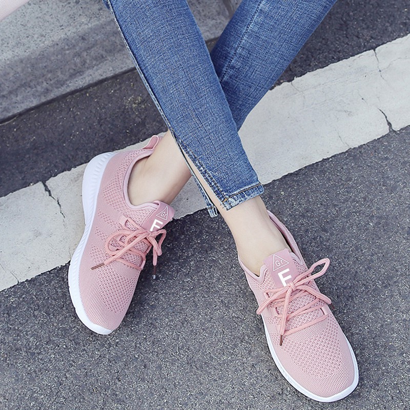 pink shoes