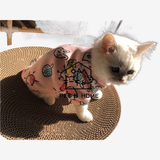 hot sell PET & HOME Pet Cartoon Dog Puppy Clothes Plus Fleece Sweater Dog Shirt Cat Pullover Autumn