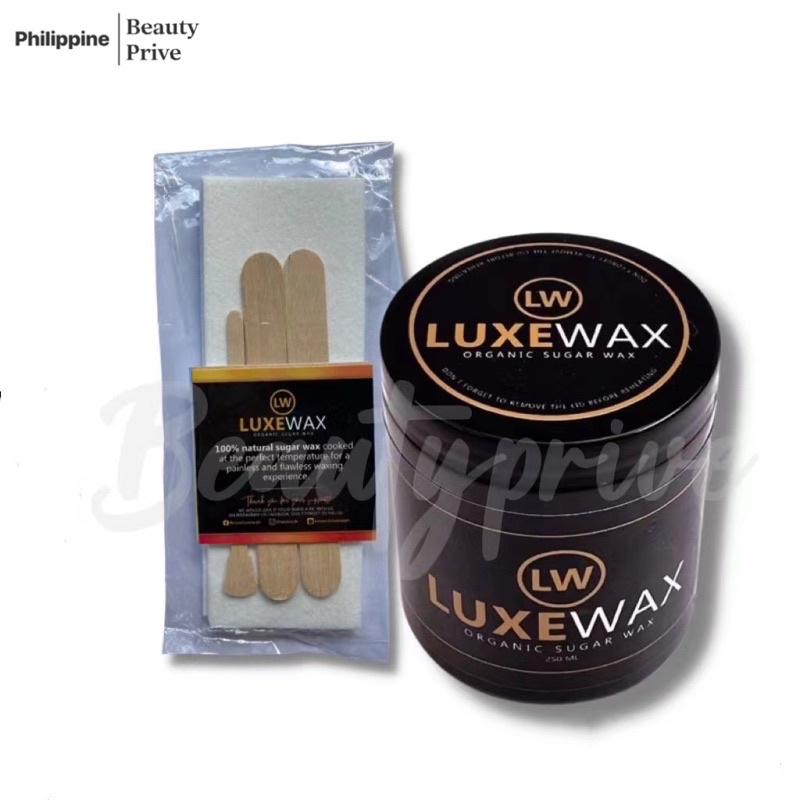 Beautyprive Luxewax Organic Sugar Wax Underarm Hair Legs Hair Removal |  Shopee Philippines
