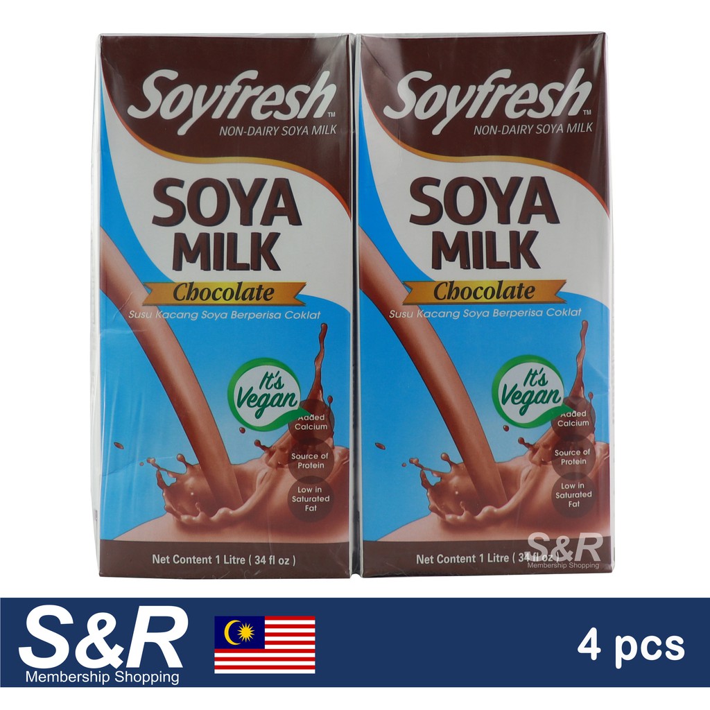 Soyfresh Chocolate Soya Milk 4pcs Shopee Philippines