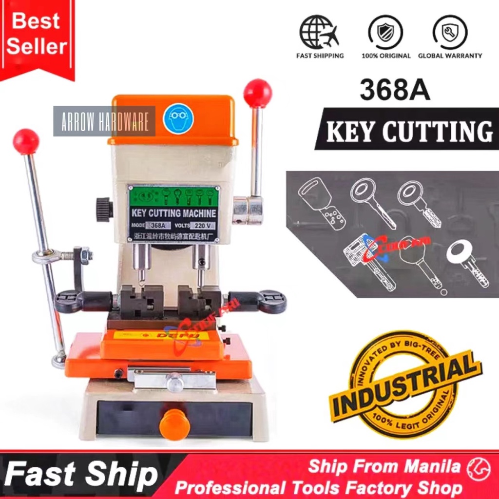 Key copying cutting Drill Machine 368A key Duplicating Machine | Shopee ...
