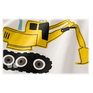 Boys T-shirt Kids Excavator Baby Children Tops Short Sleeve #4