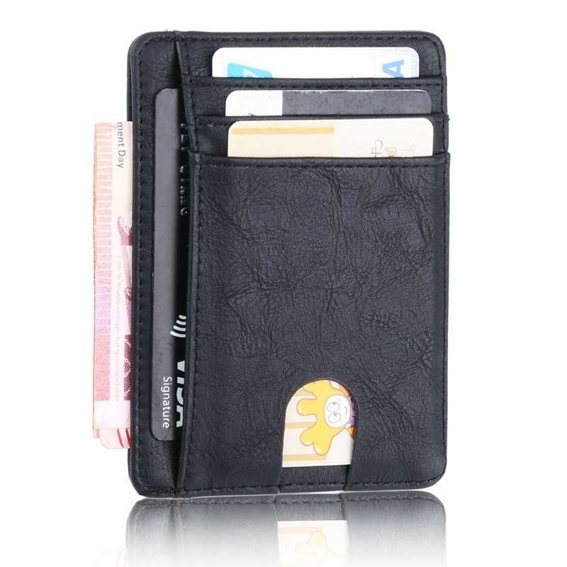 leather id card case