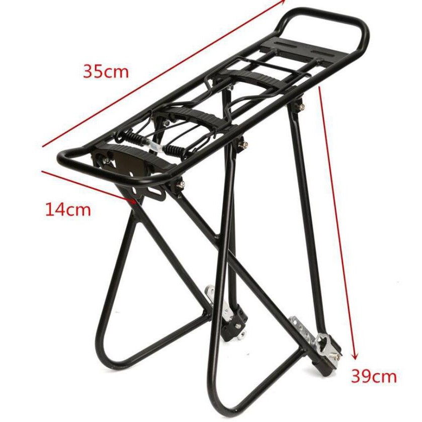 bike rear rack straps