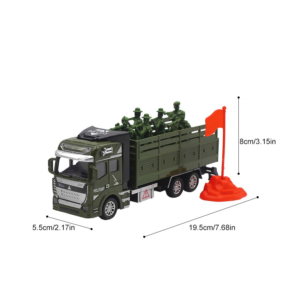Radio Control Toys Games Car Toy Gift For 3 Diecast Military Vehicles Army Toys Metal Model Cars 5 Years Old Toddlers Boys Kids Christmas Xmas Birthday Missile Truck Dump Truck 4