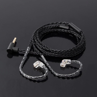 JCALLY JC08S 8 Shares 2Pin 0.78mm MMCX Earphone Upgrade Cable with Mic for KZ ZSN PRO X ZST PRO X ZSX AS16 BL-03 BL-05  ST1 BA5