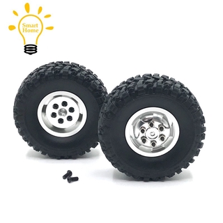 Mungowu 4PCS Tires & Wheels Rims Remote Control Cars Accessories for HBX 16889 1/16 RC Car Vehicles Spare Parts M16038 