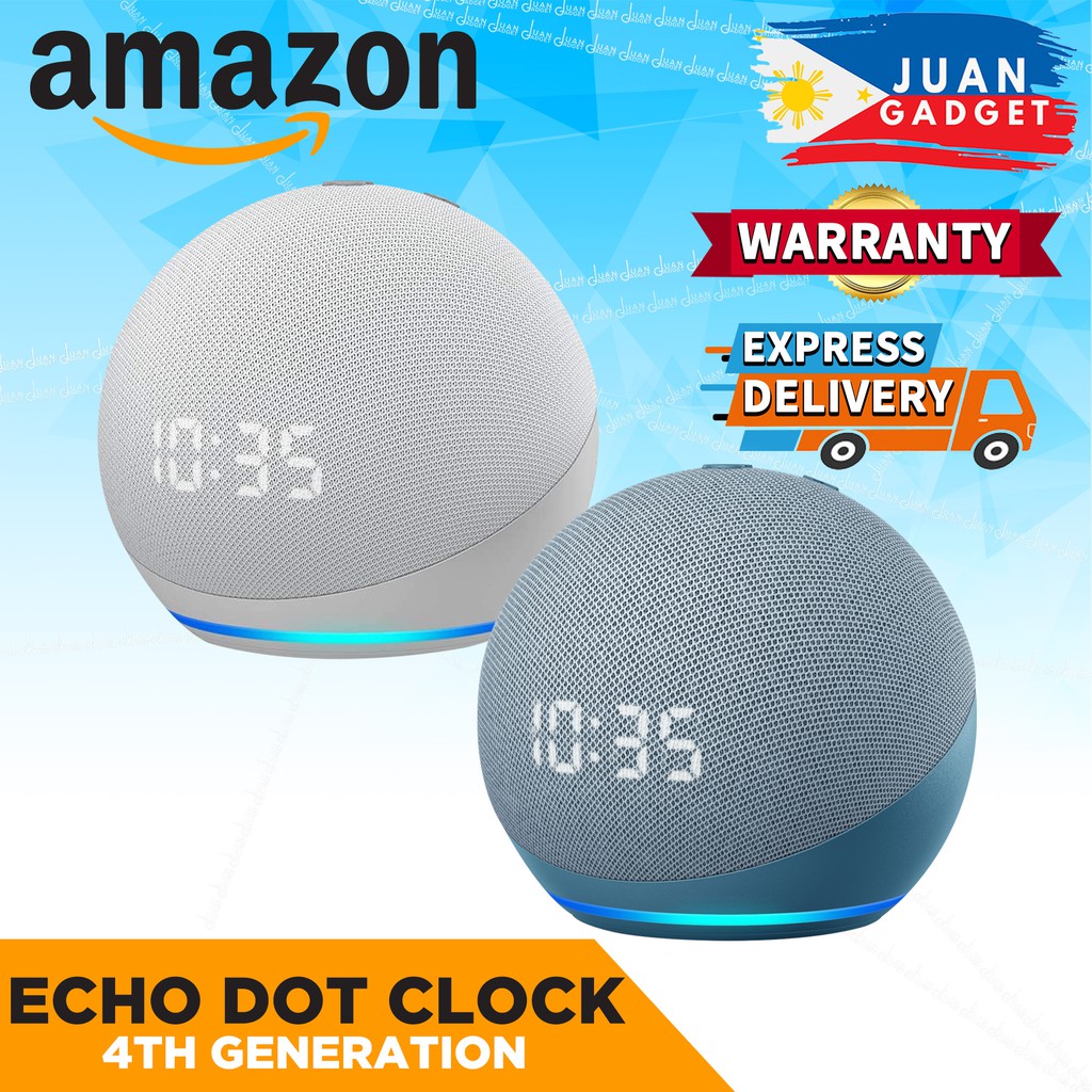 Amazon Echo Dot Clock (4th Gen) Smart Speaker with Clock and Alexa